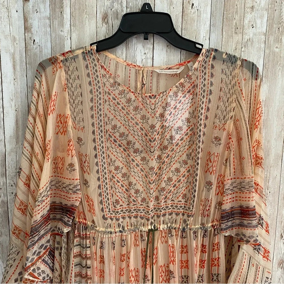 NWT Soft Surroundings Terra Fresca Midi Caftan Dress Size S - Picture 4 of 9